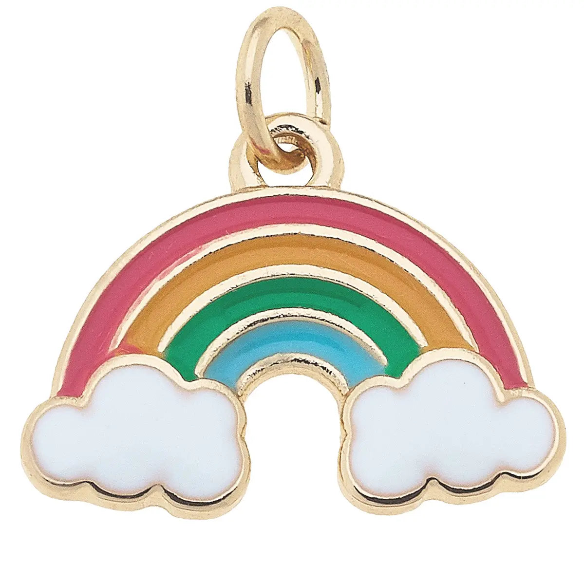 Rainbow Enamel Charm in Multi