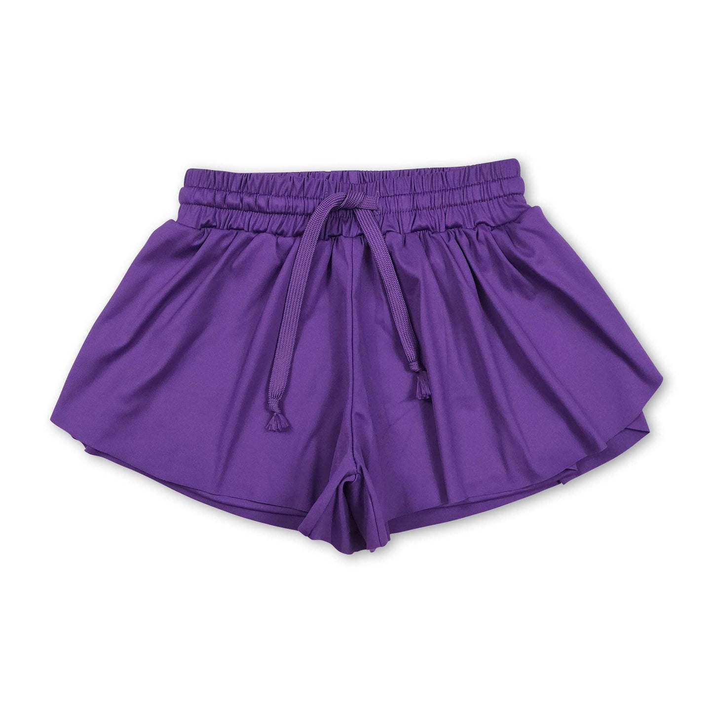 Purple Girls Activewear Shorts