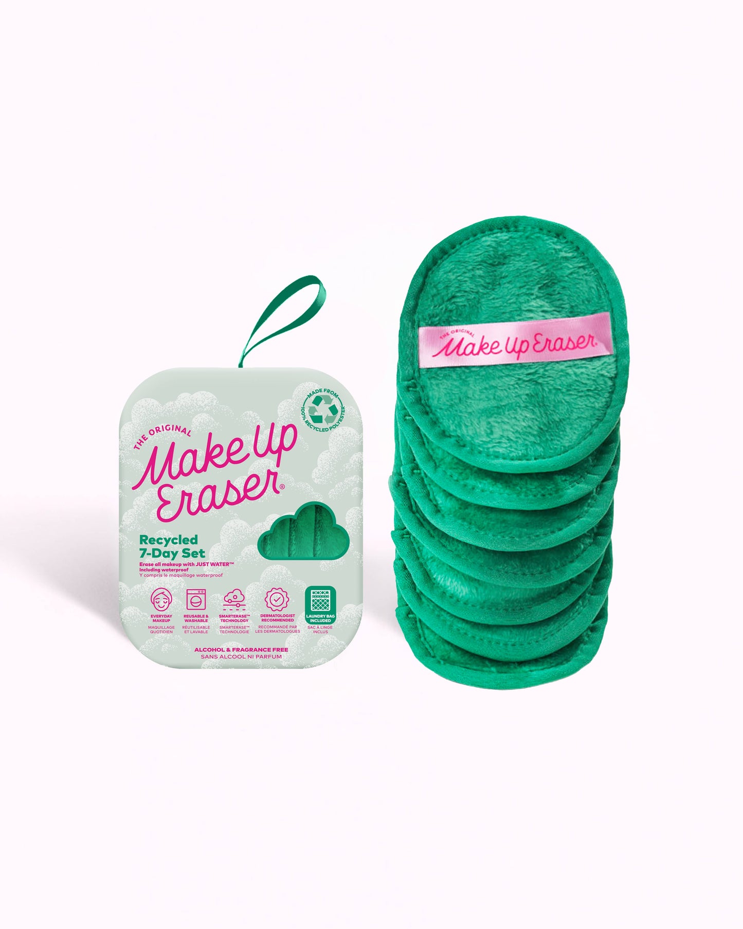 100% Recycled MakeUp Eraser 7-Day Set |