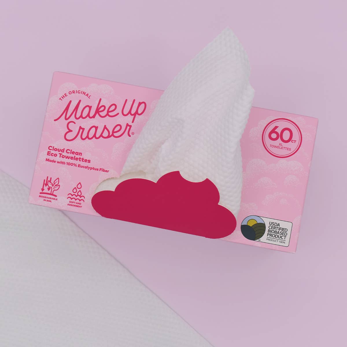 Cloud Clean Eco Towelettes, Certified 100% USDA
