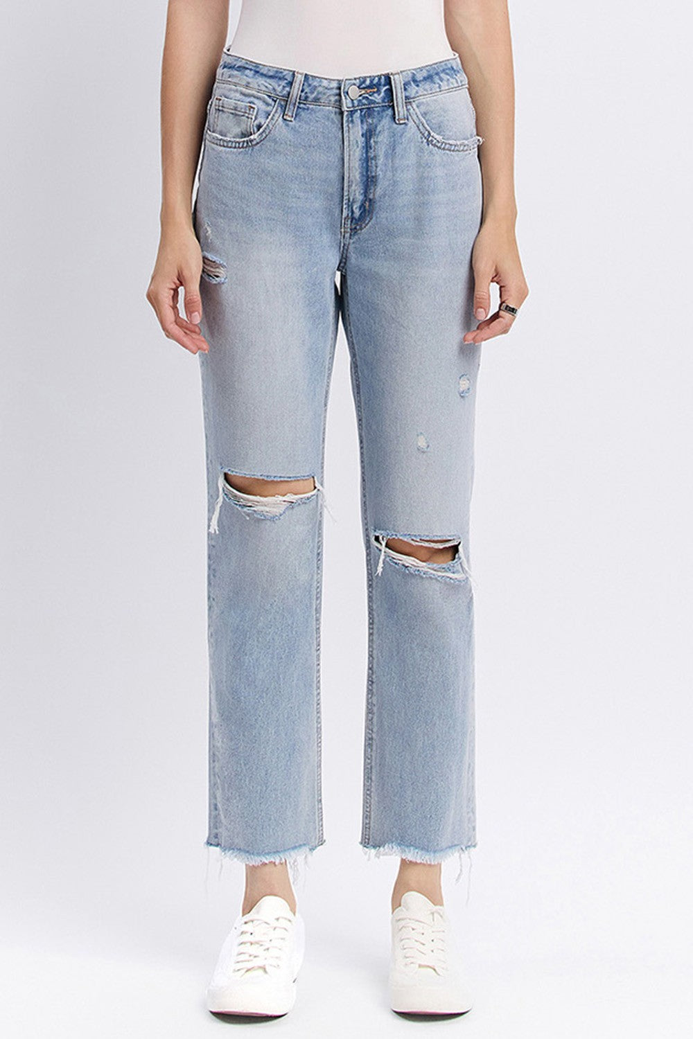 Flying Monkey Super High Rise Relaxed Straight Jean
