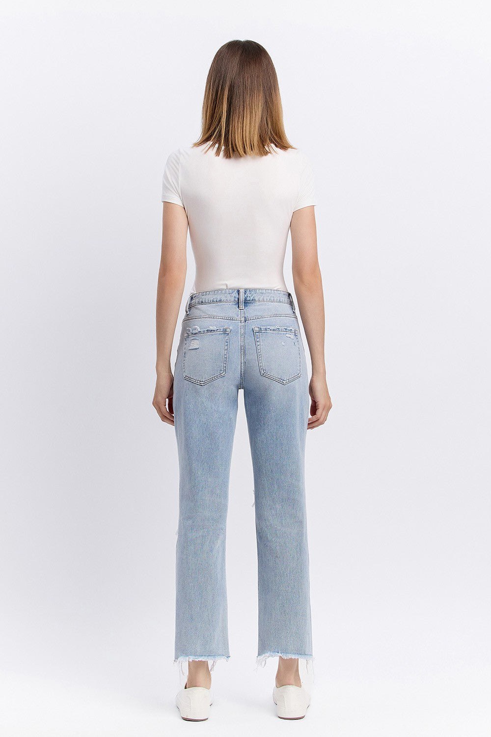 Flying Monkey Super High Rise Relaxed Straight Jean