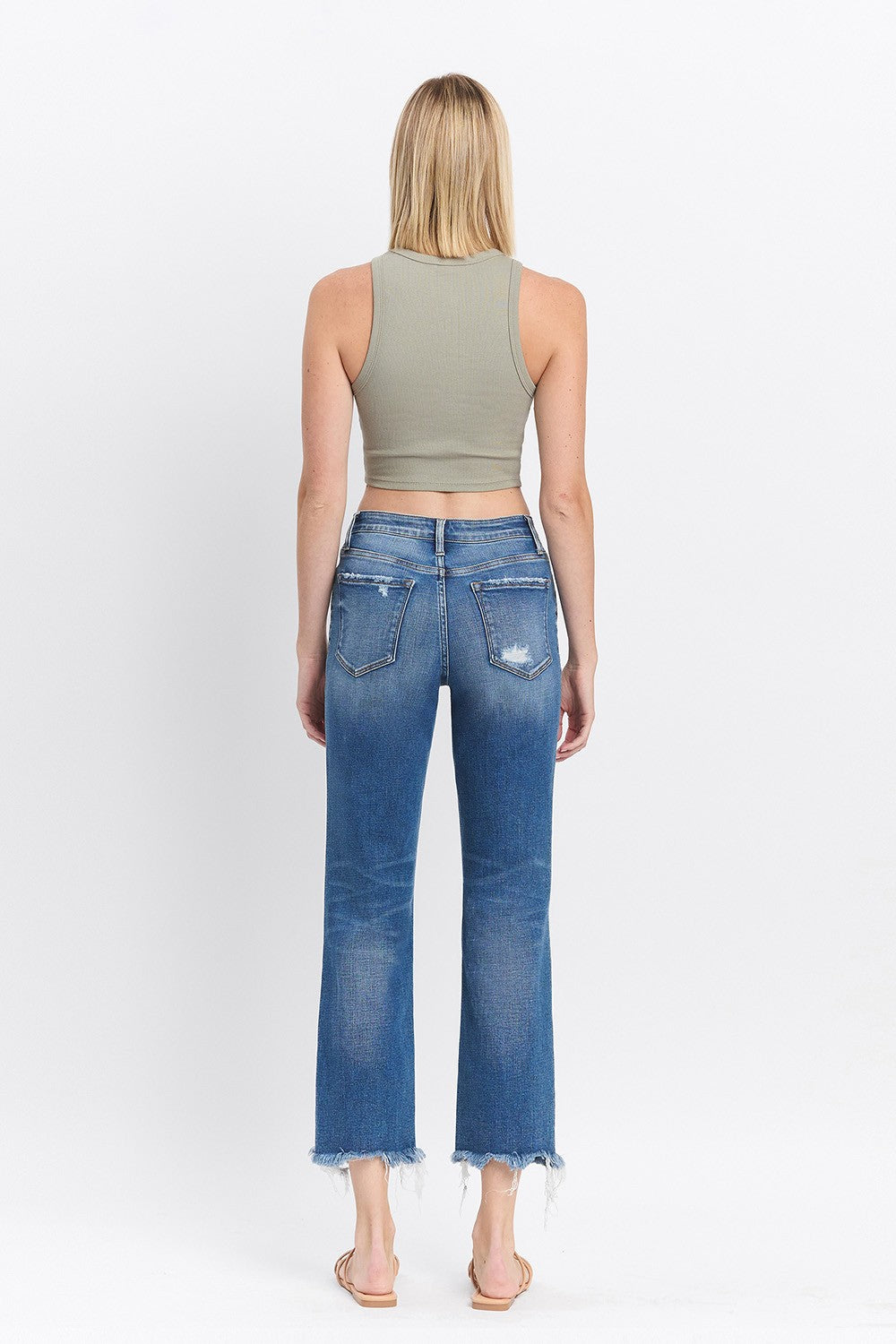 Flying Monkey High Rise Crop Straight