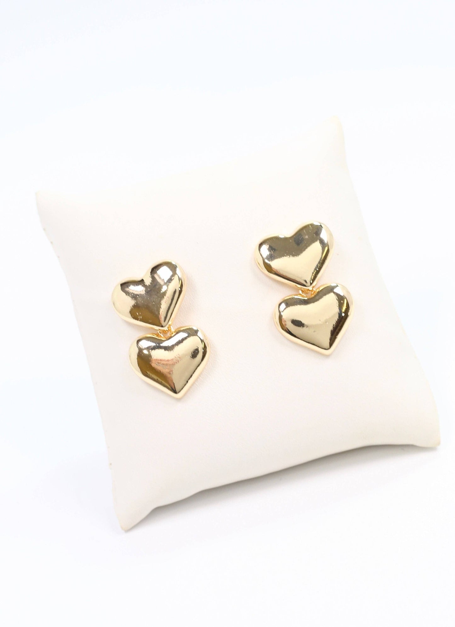 Curtin Heart Drop Earring GOLD