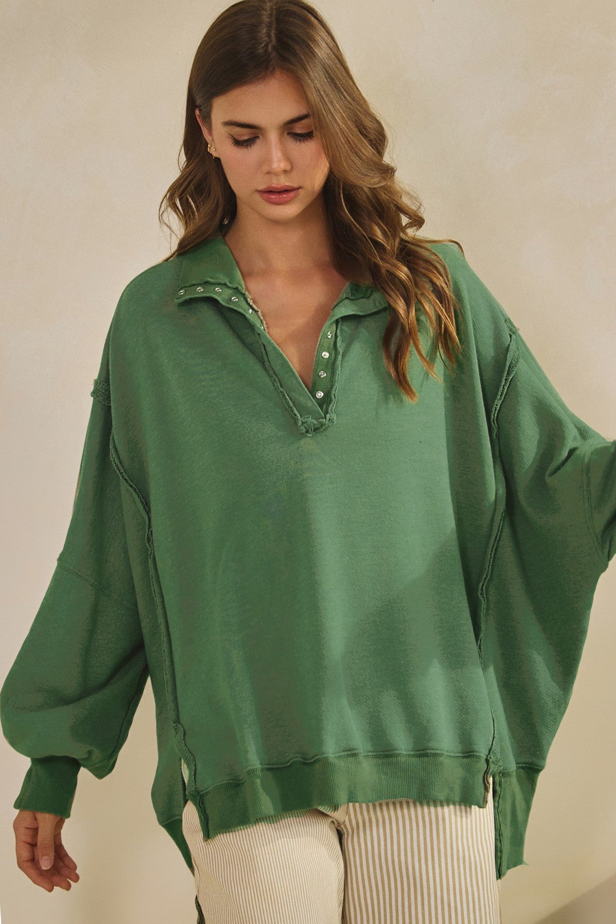 Vintage Washed Soft Relaxed Fit Top