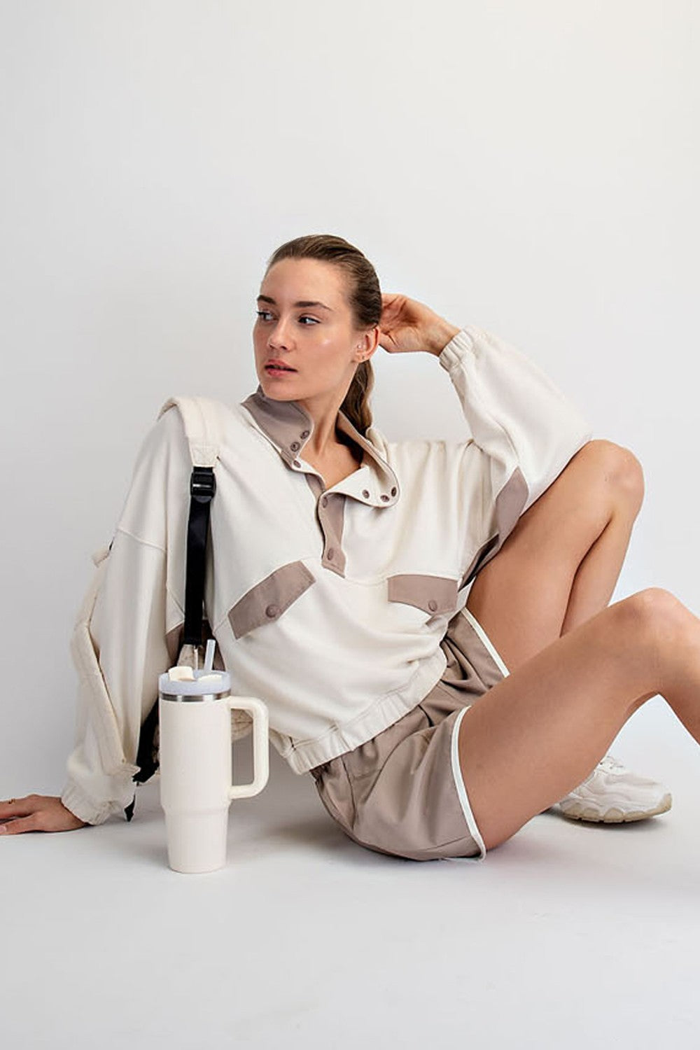 Bone French Terry Playful Set