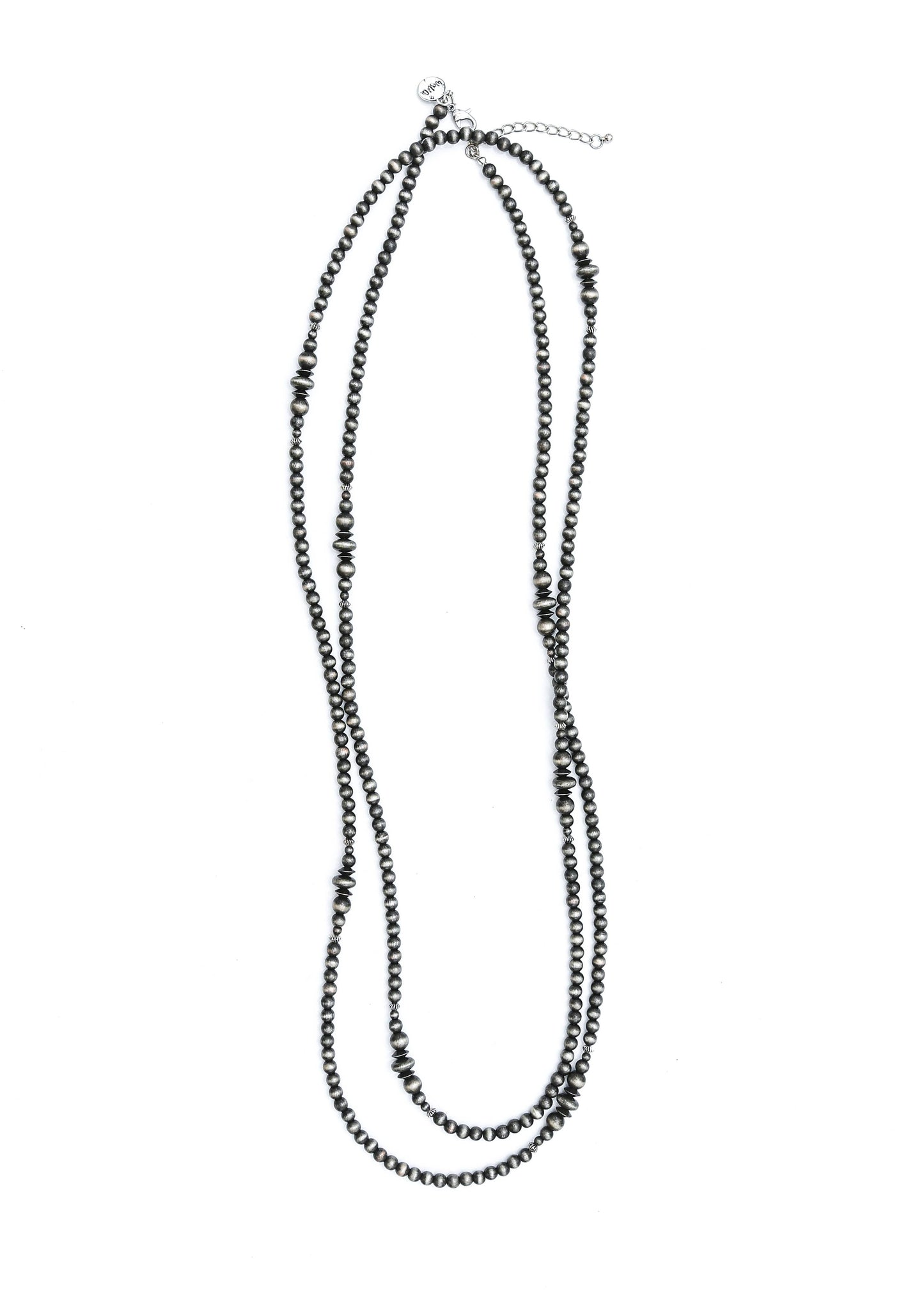 66" Danity Faux Navajo Pearl Necklace