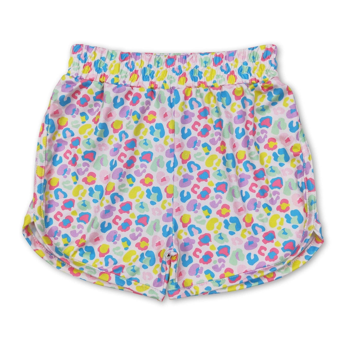 Colorful Elastic Waist Kids Summer Shorts