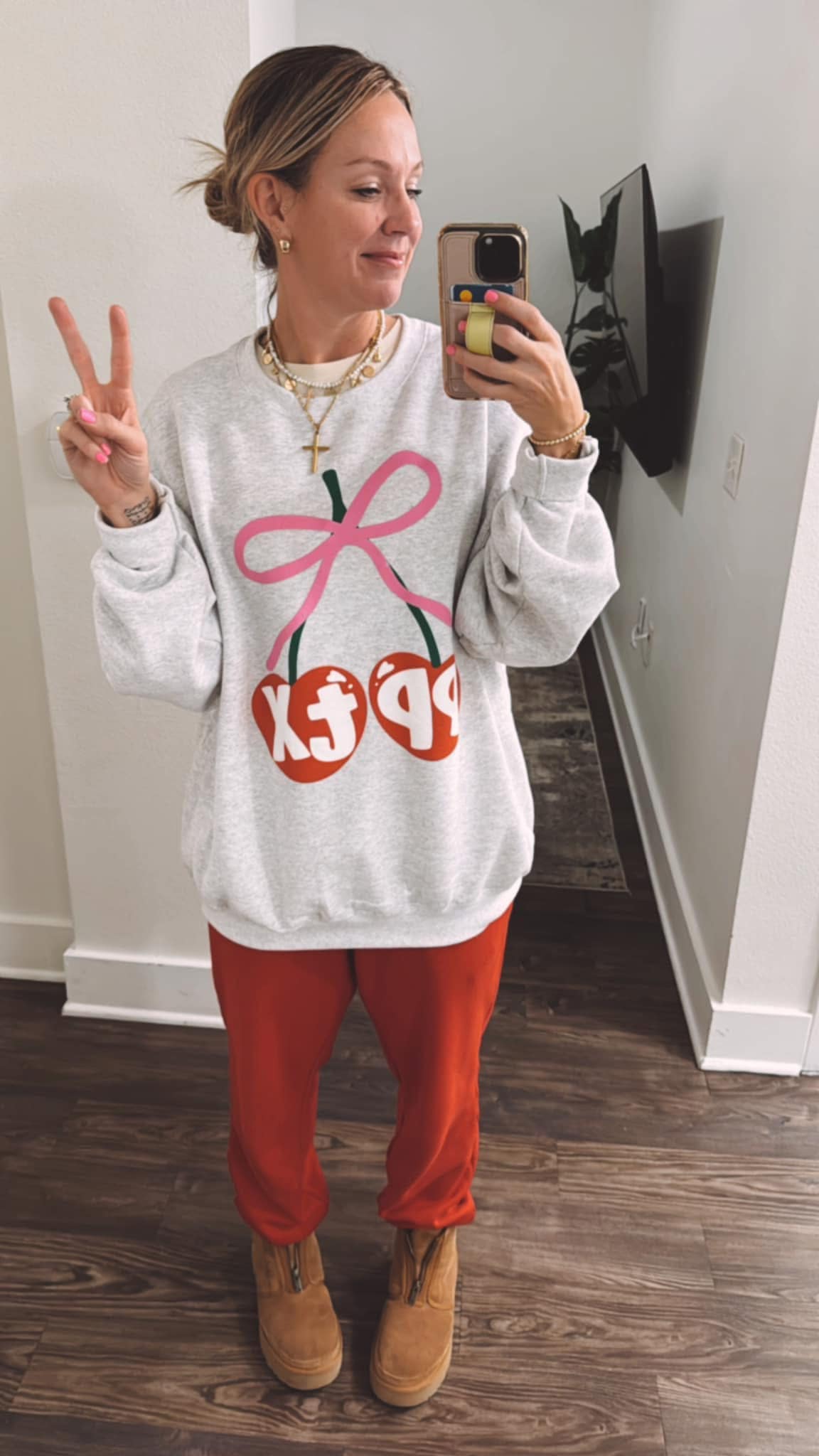 Wild Bloom Cherry Sweatshirt