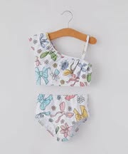 Floral Girls Two-Piece Swimsuit
