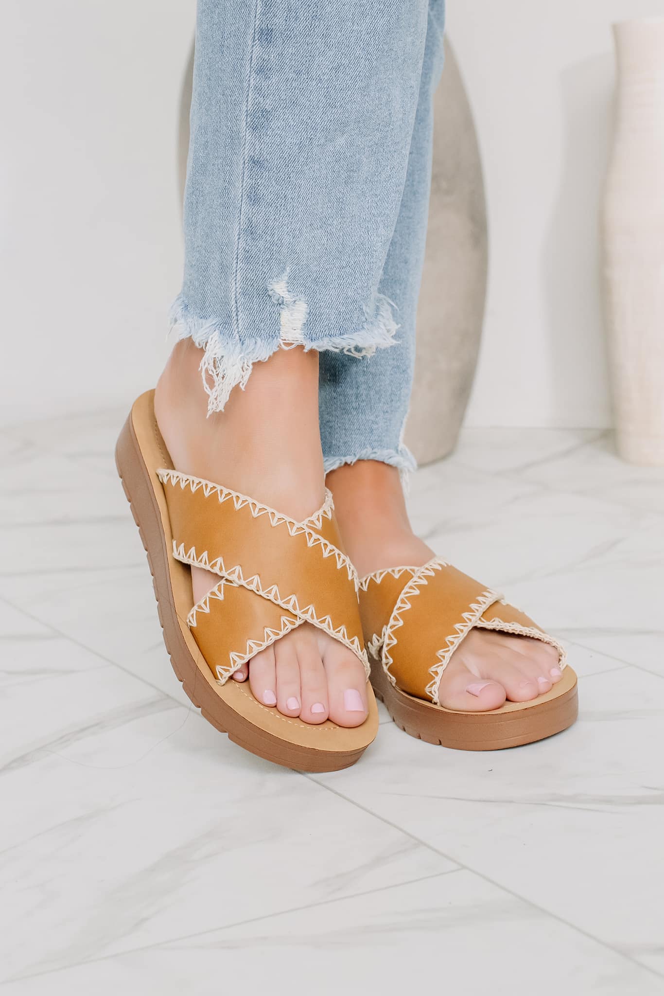 Tan Vera Sandals