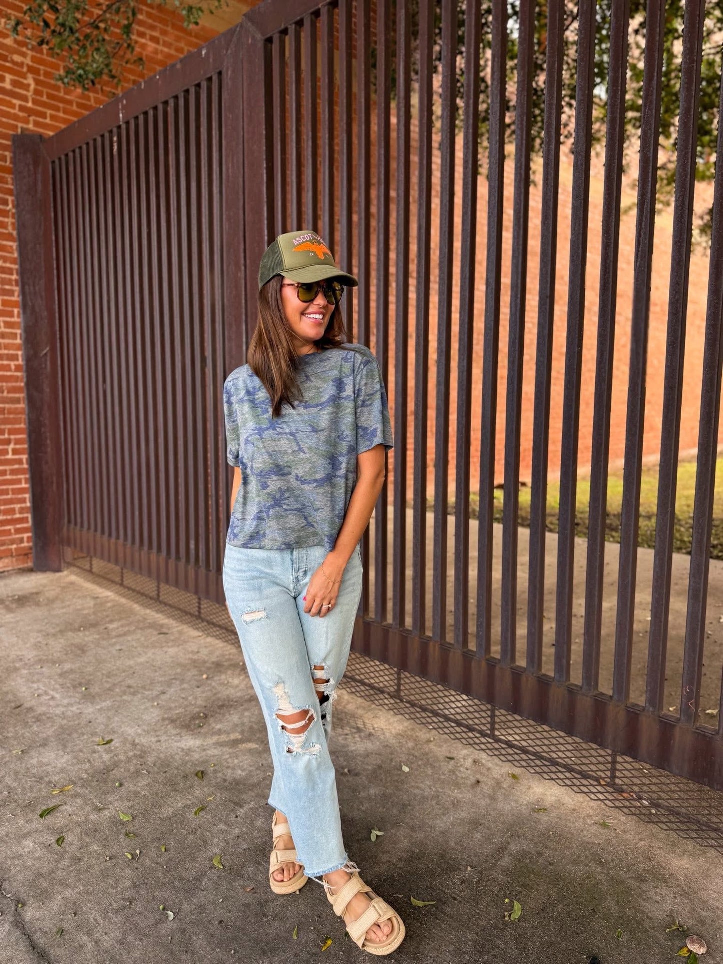 Camo Boxy Tee