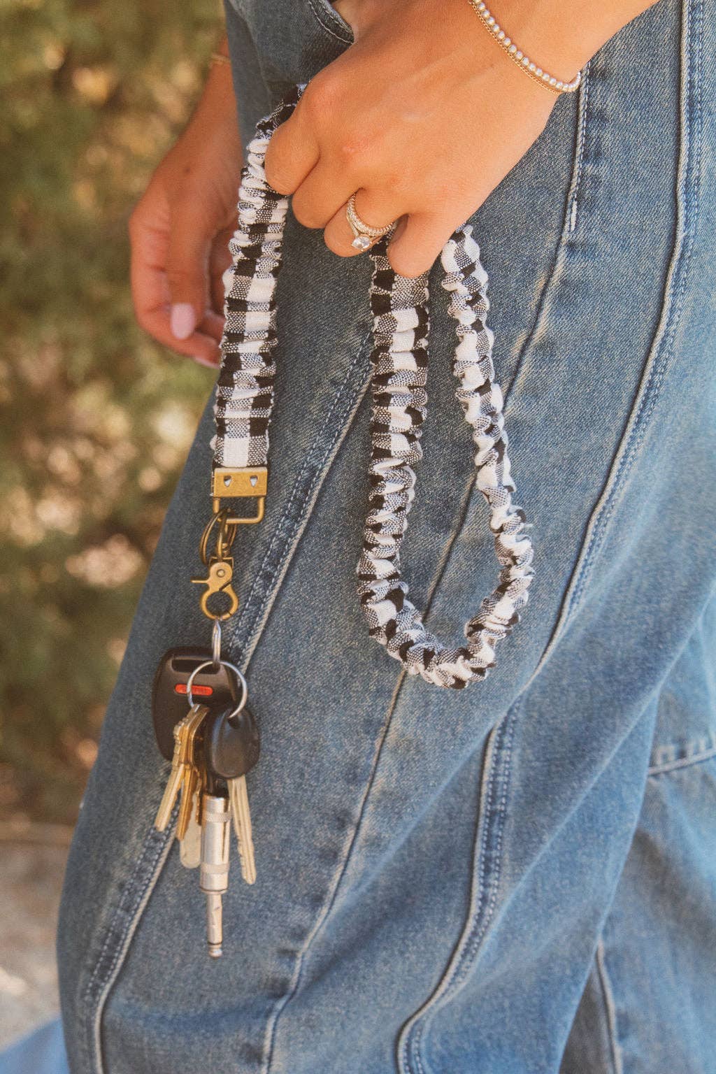 Buffalo Check Lanyard