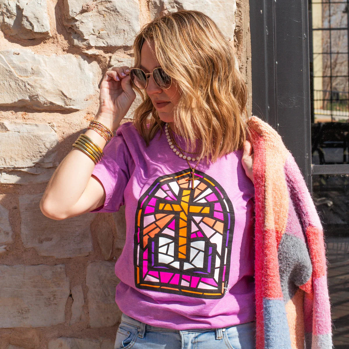Stained Glass Cross