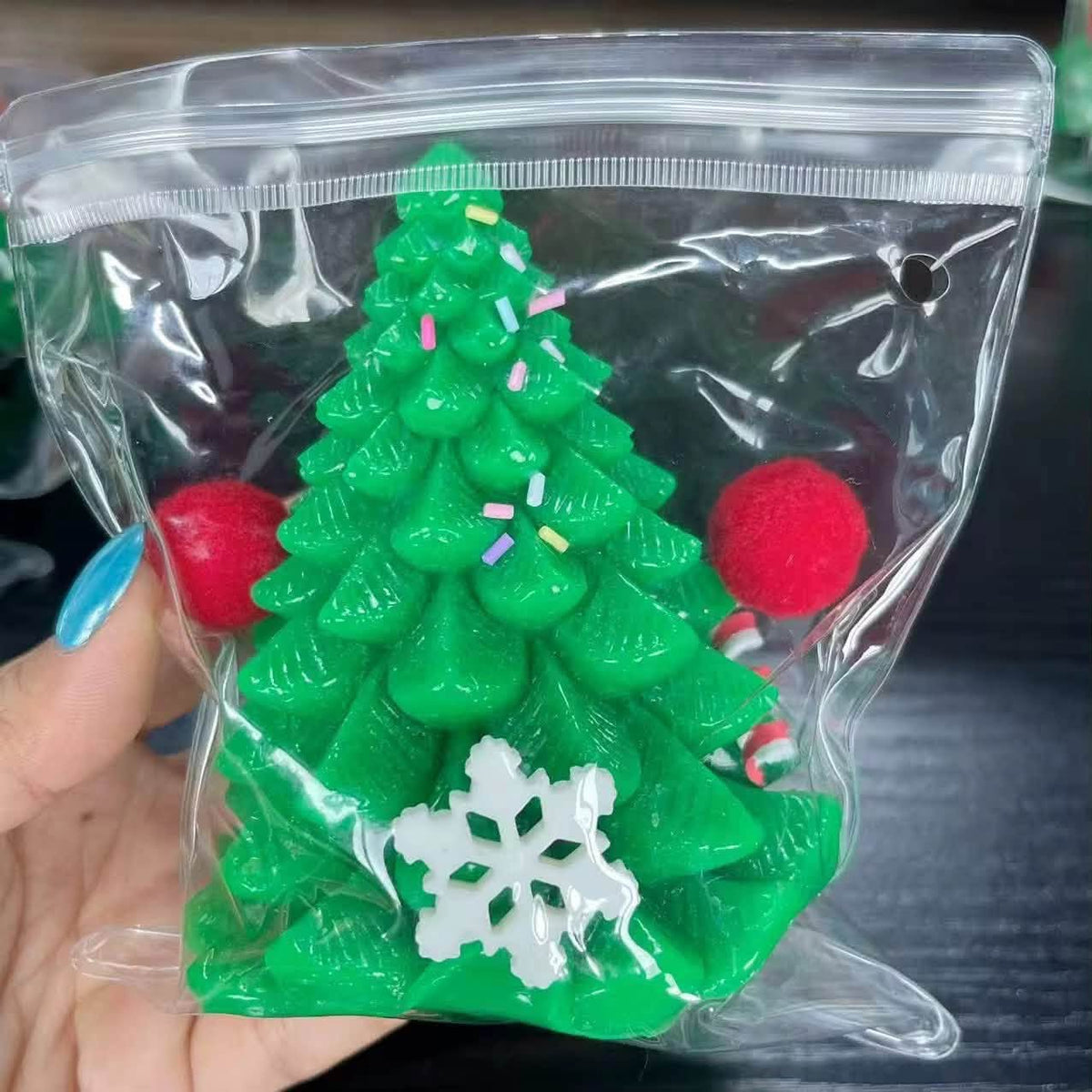 CHRISTMAS TREE SQUISHIES