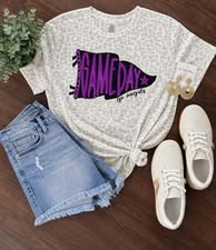 Moguls Game Day Leopard Tee