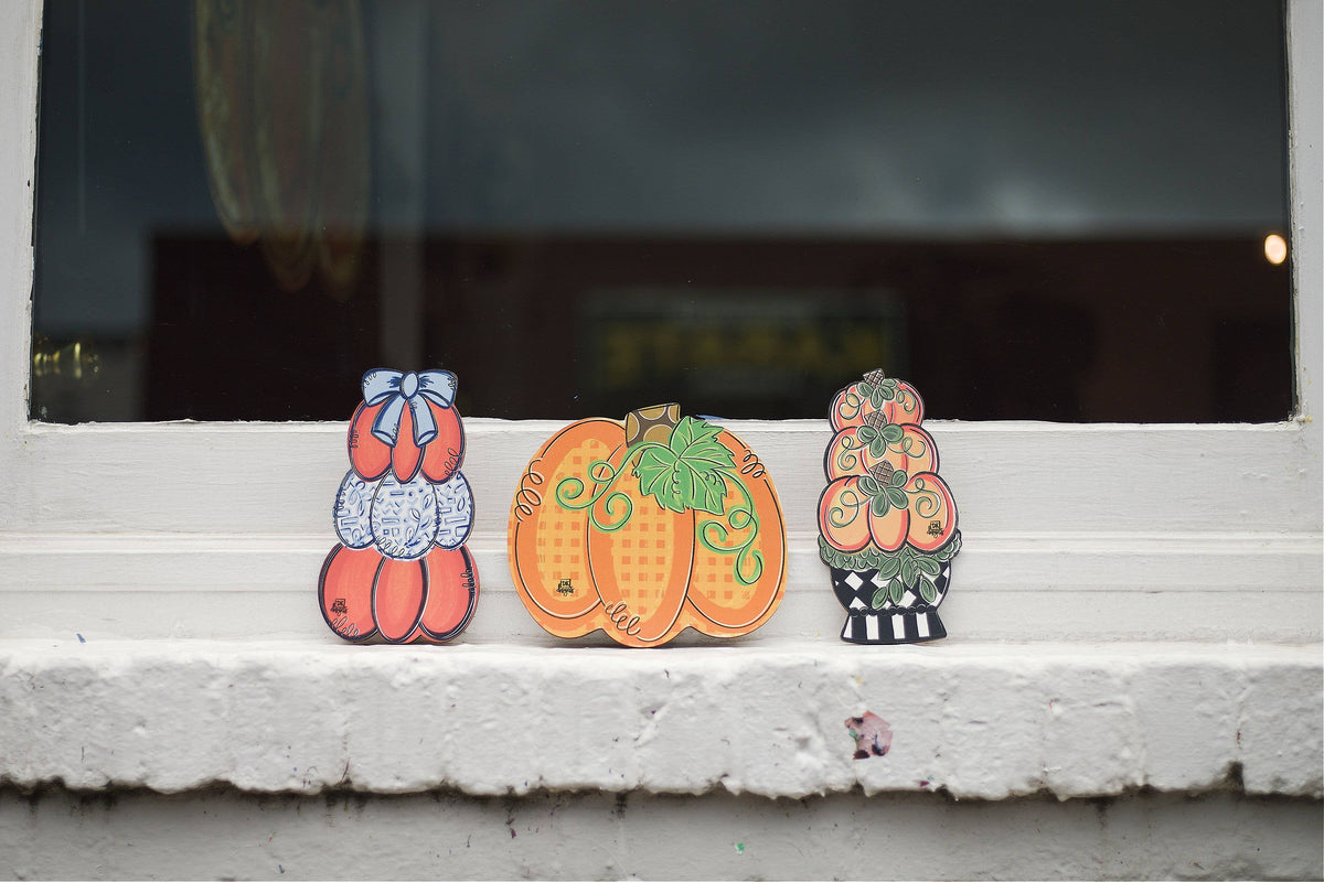 Gingham Pumpkin Mini
