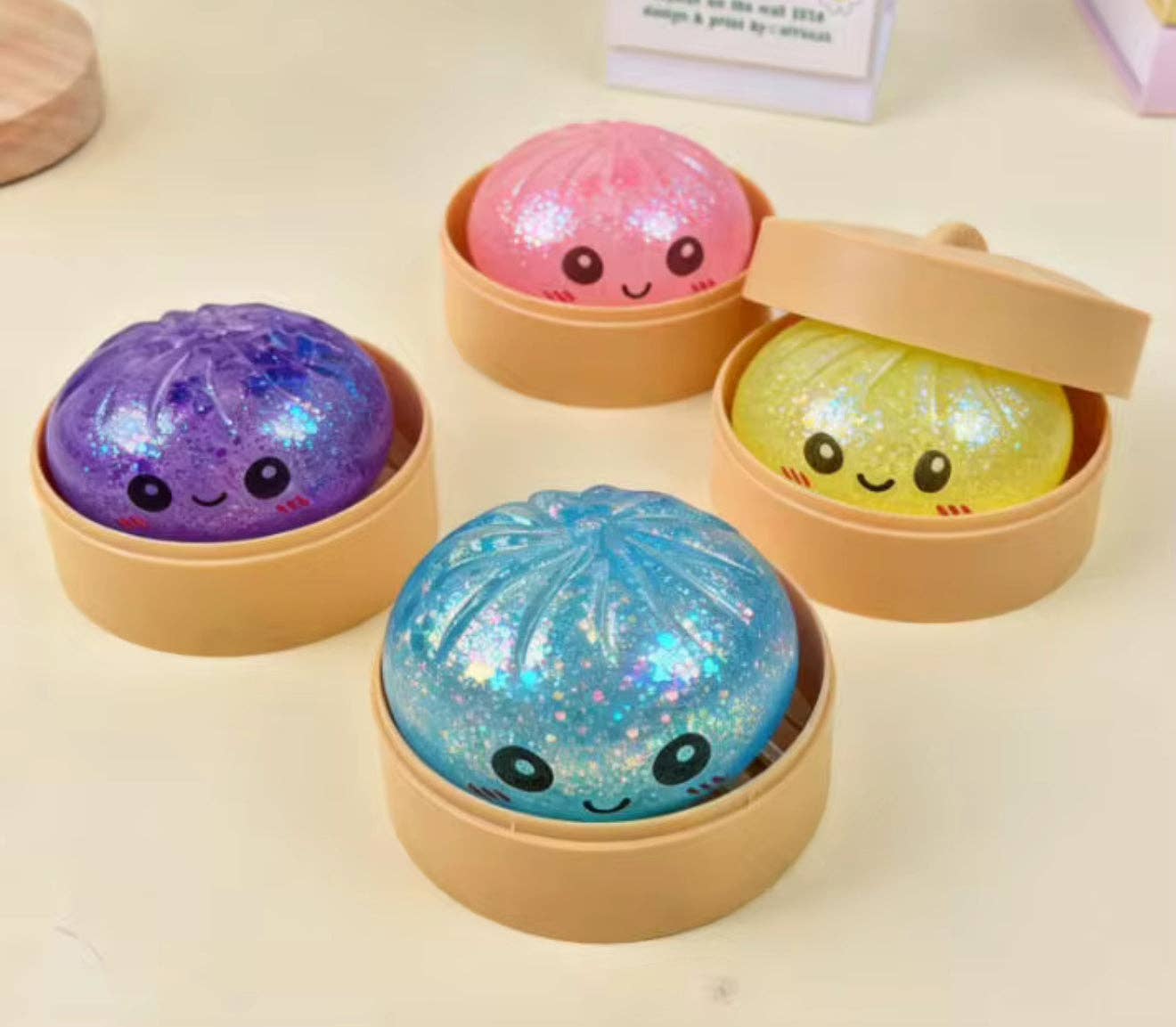 Glitter Dumpling Squishy