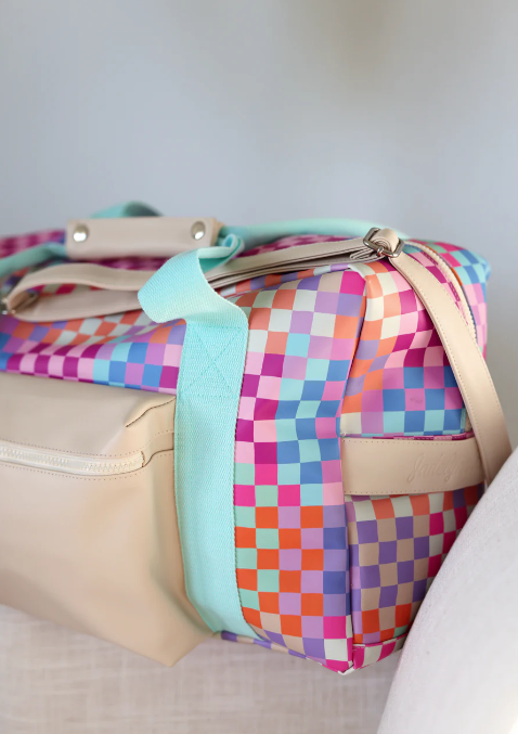 Duffle Bag - Happy Checkered Short Pocket (Multi Checkered)