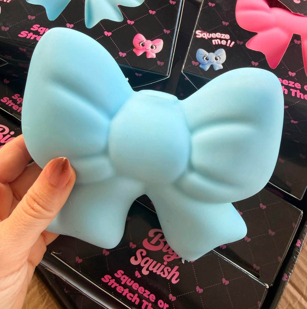 Big Blue Bow Squishy