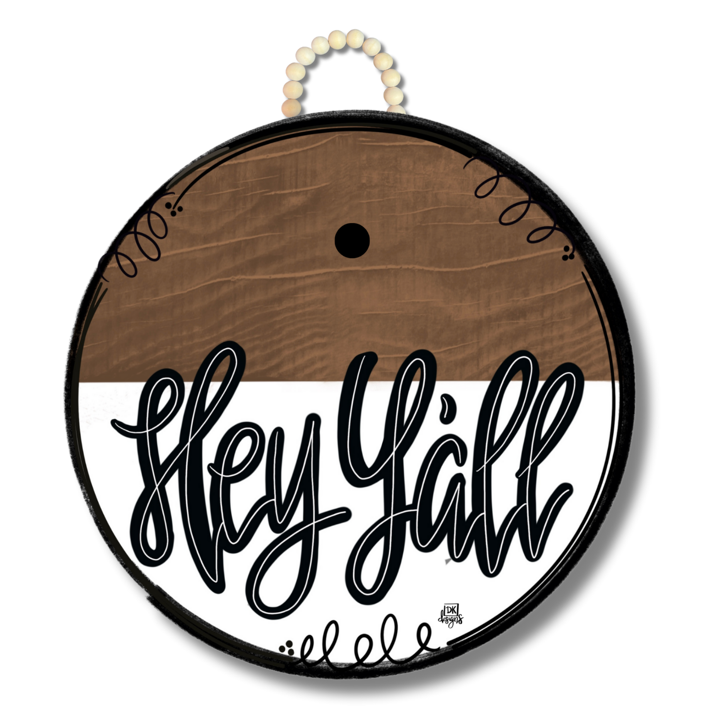 Classic Stain "Hey Y'all" Hanger + Mini