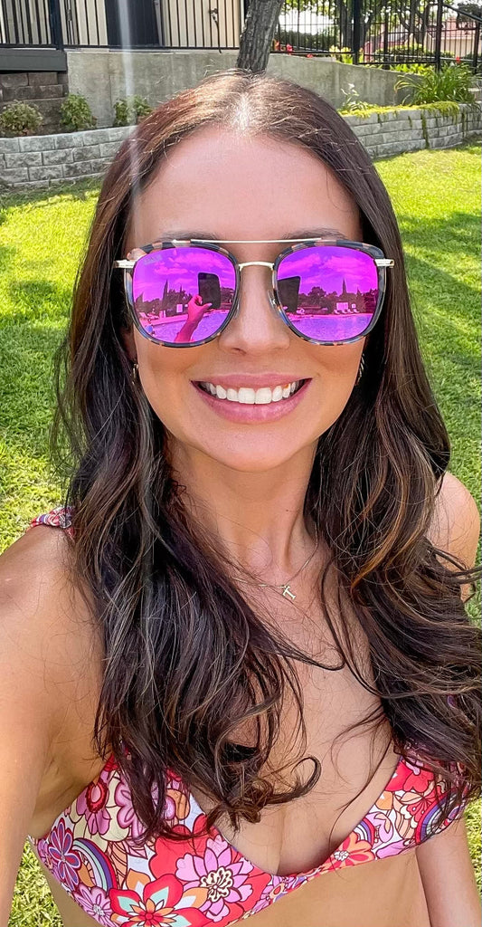 Ivy Marbled Sunglasses