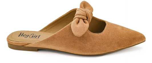 Knotty But Nice Camel Faux Suede