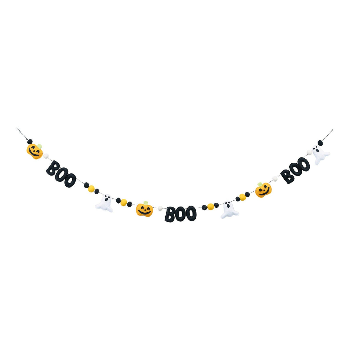 Boo Pumpkin Ghosts Banner - Halloween Decor