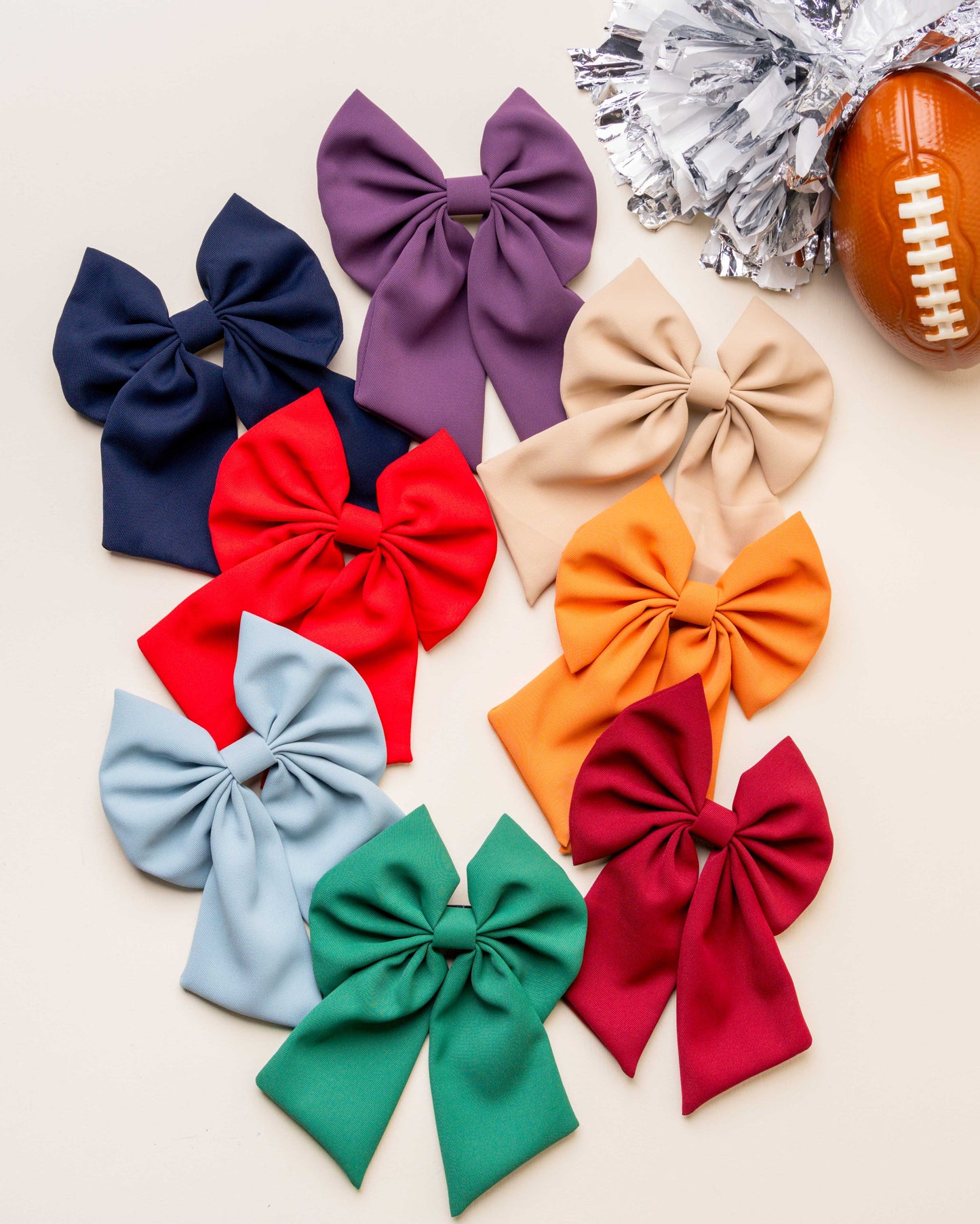 Classic Hair Bow- Purple