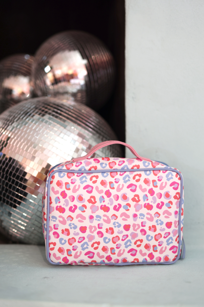 Oversized Cosmetic Bag - Party Animal Cheetah
