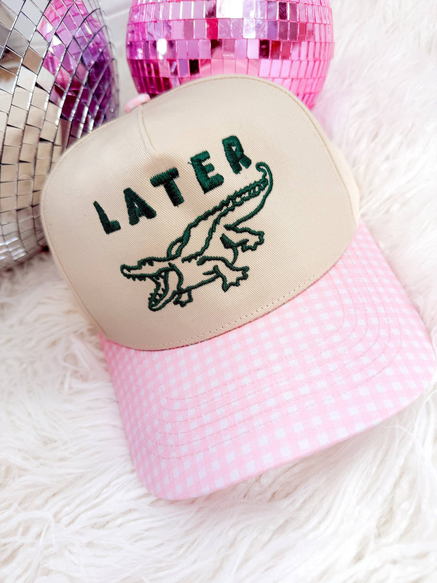 Later Gator Gingham Hat