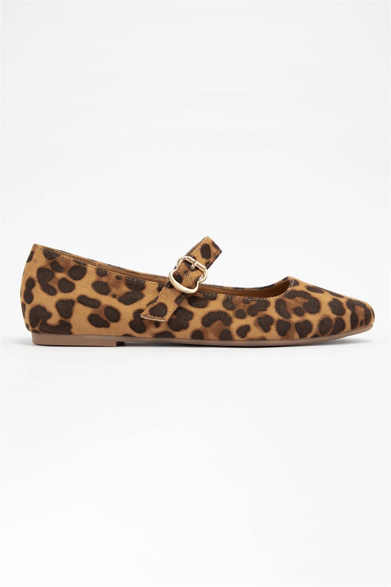 CHARLOTTE BUCKLED STRAP SOFT SQUARE TOE MARY JANE FLATS