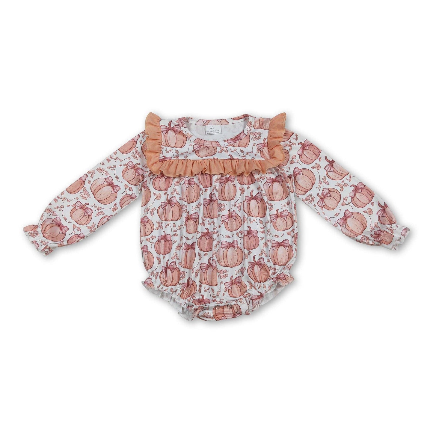 Pumpkin Bow Romper