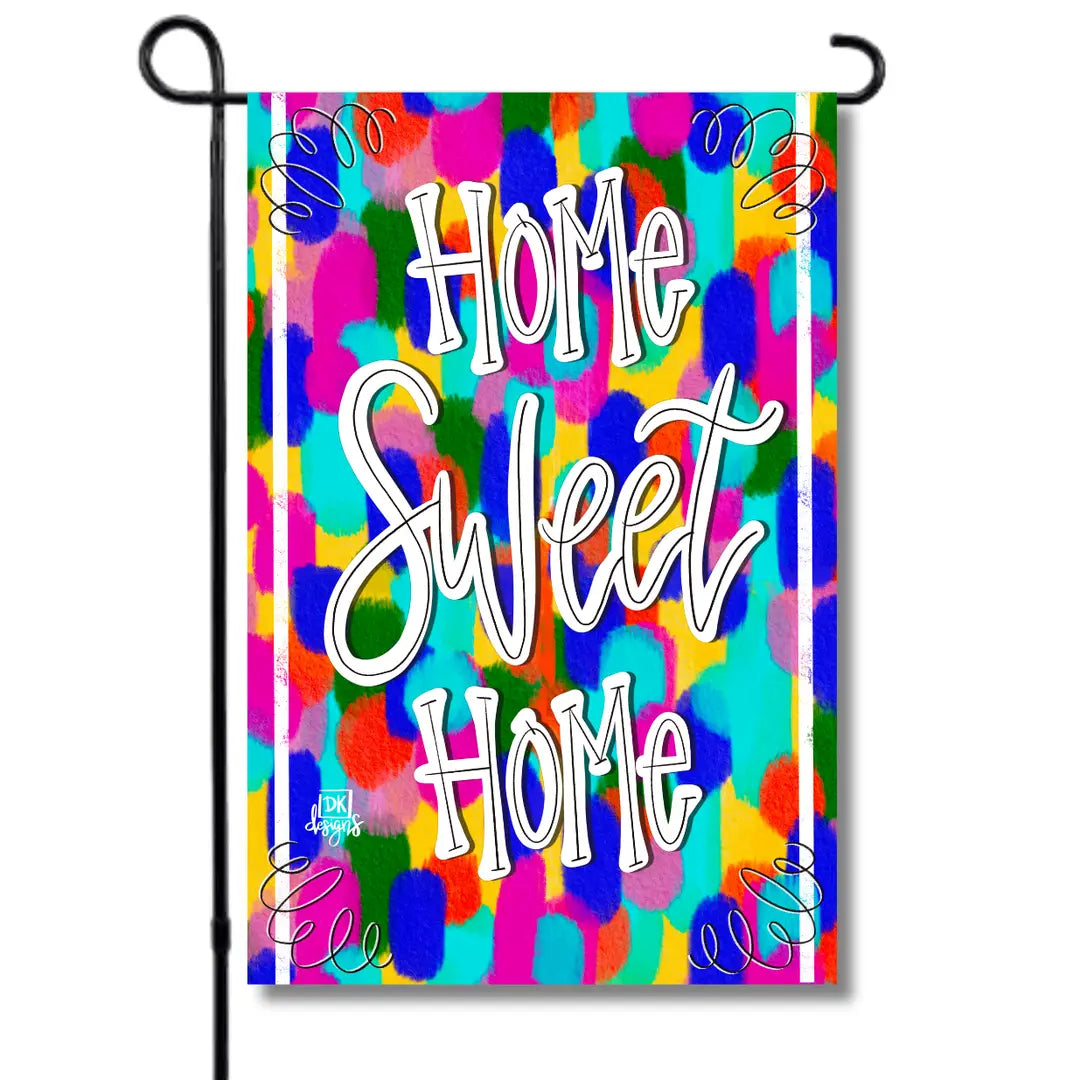 Stain Glass Home Sweet Home Garden Glam