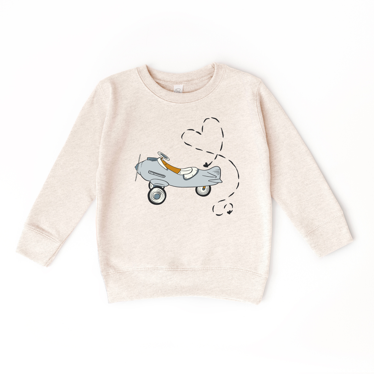 Love is in the Air Airplane Valentine Day Kids sweatshirt