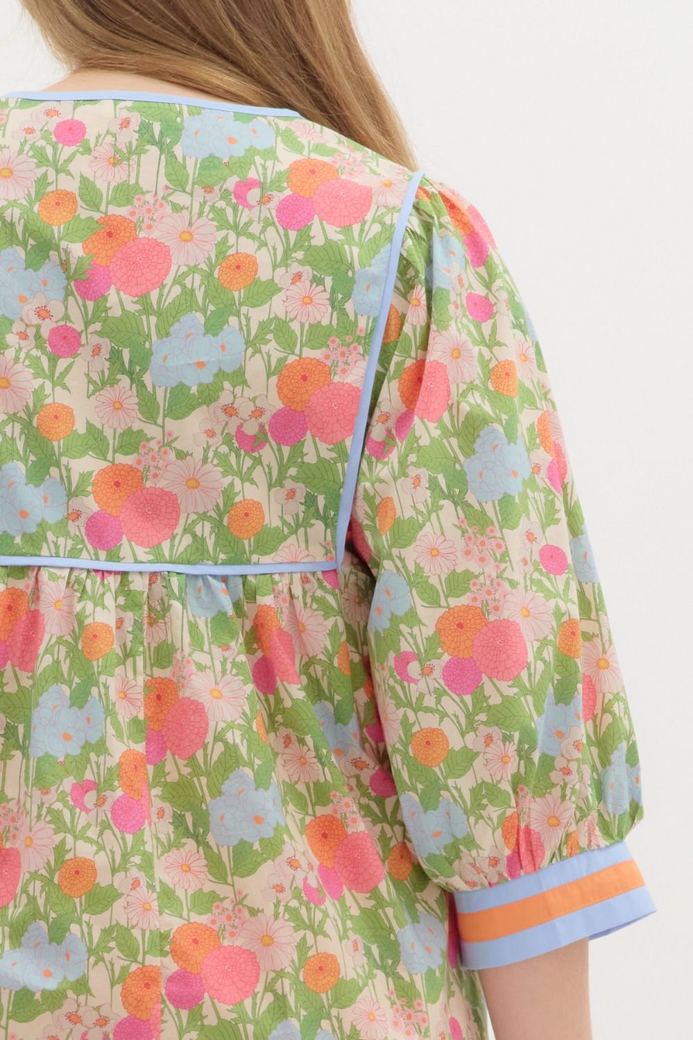 Marigold Floral Top
