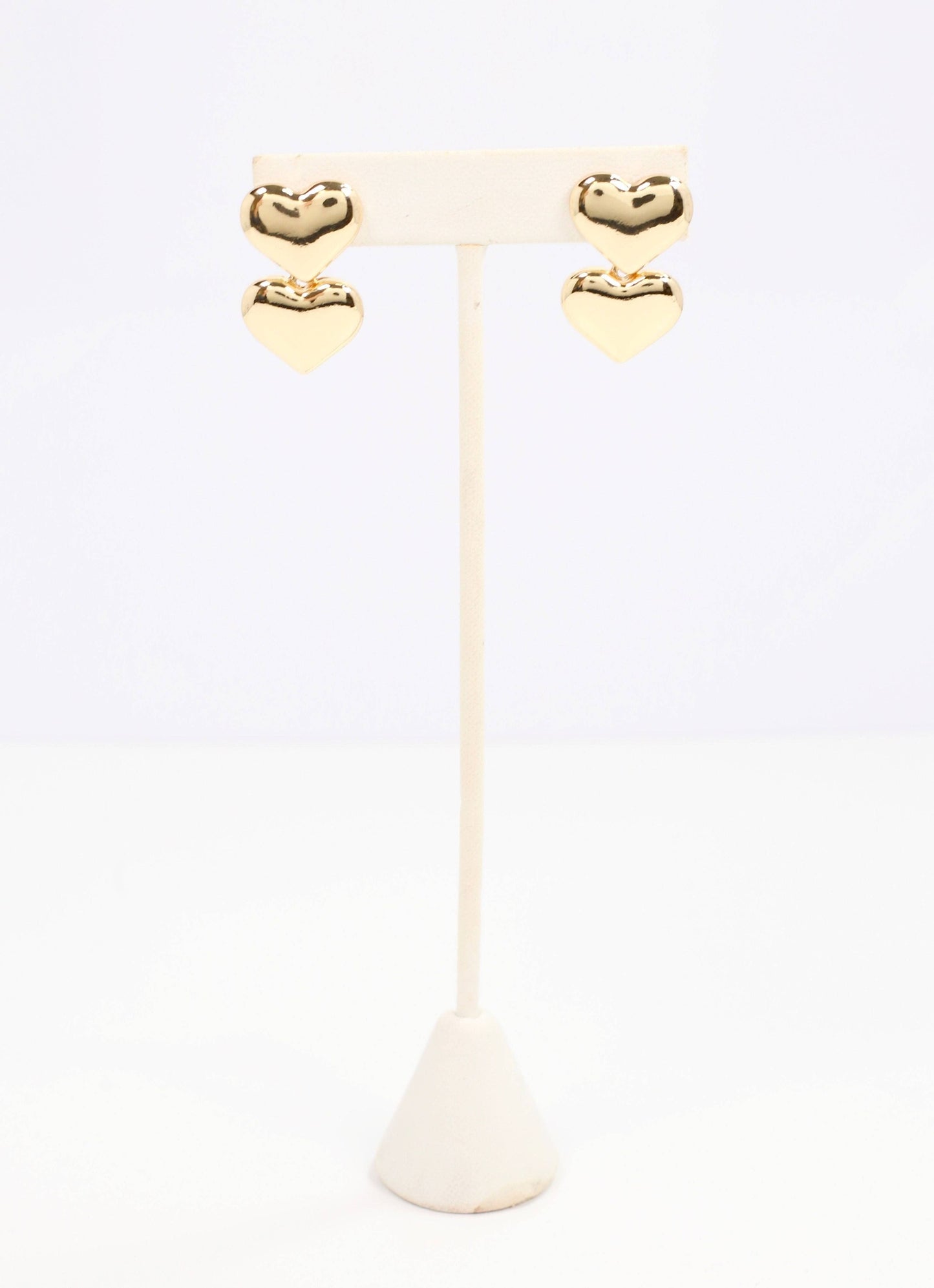 Curtin Heart Drop Earring GOLD