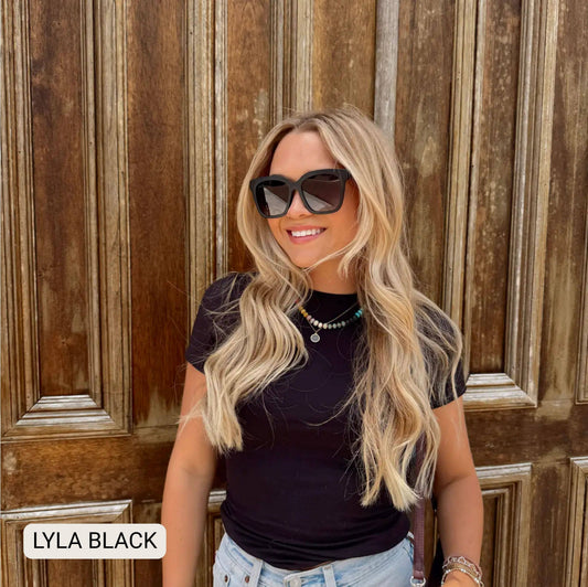 Lyla - Polarized Medium Cat Eye Sunglasses