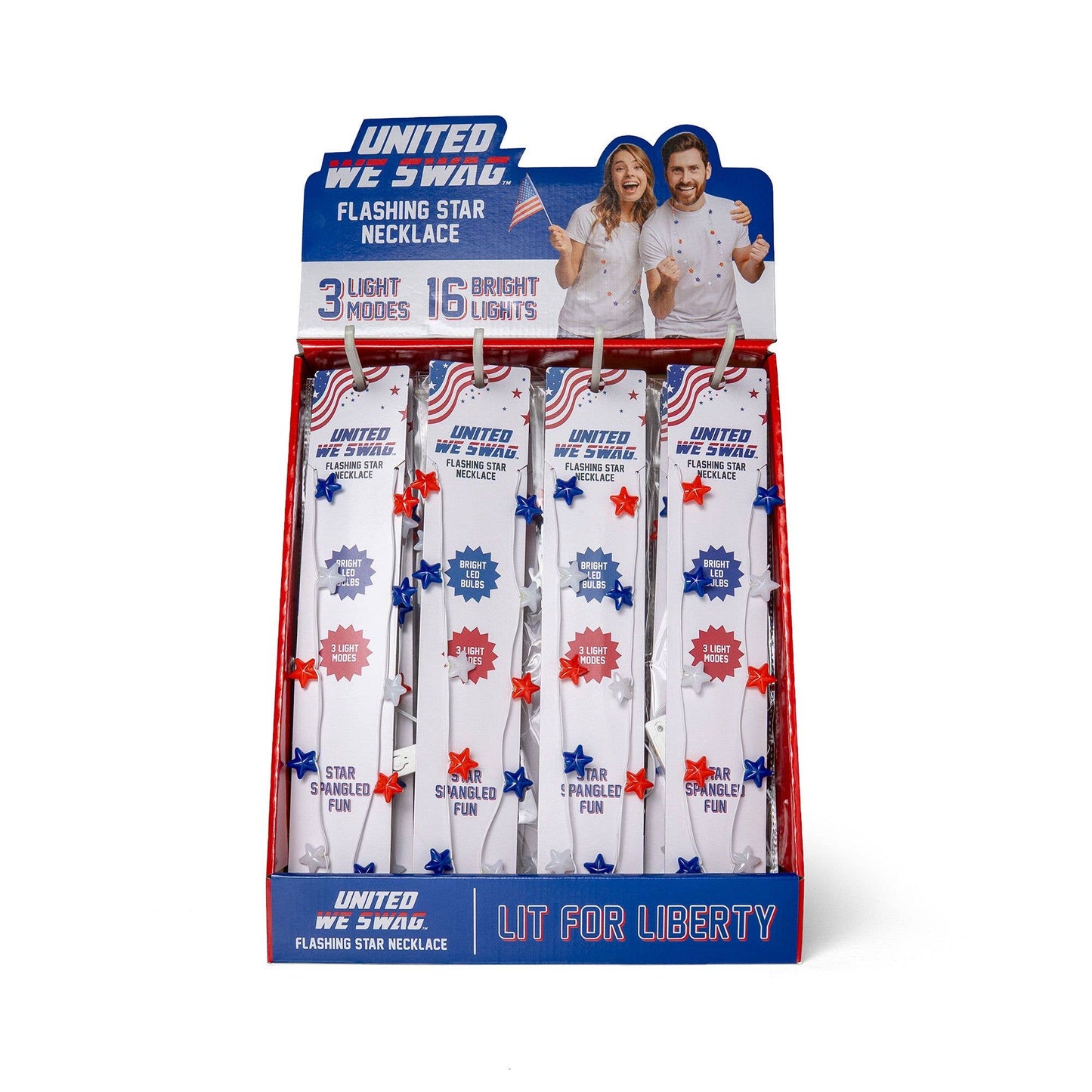 Patriot Pride USA Light-Up Necklace