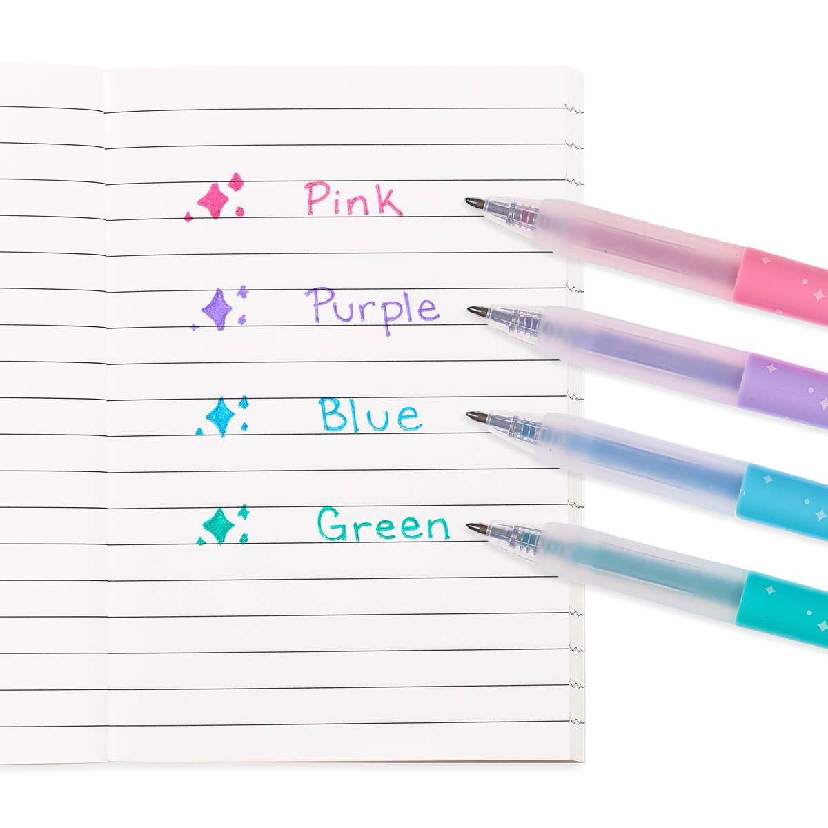 Oh My Glitter!: Retractable Glitter Ink Gel Pens (Set of 4)