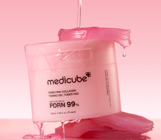 MEDICUBE PDRN Pink Collagen Toning Gel Toner Pad