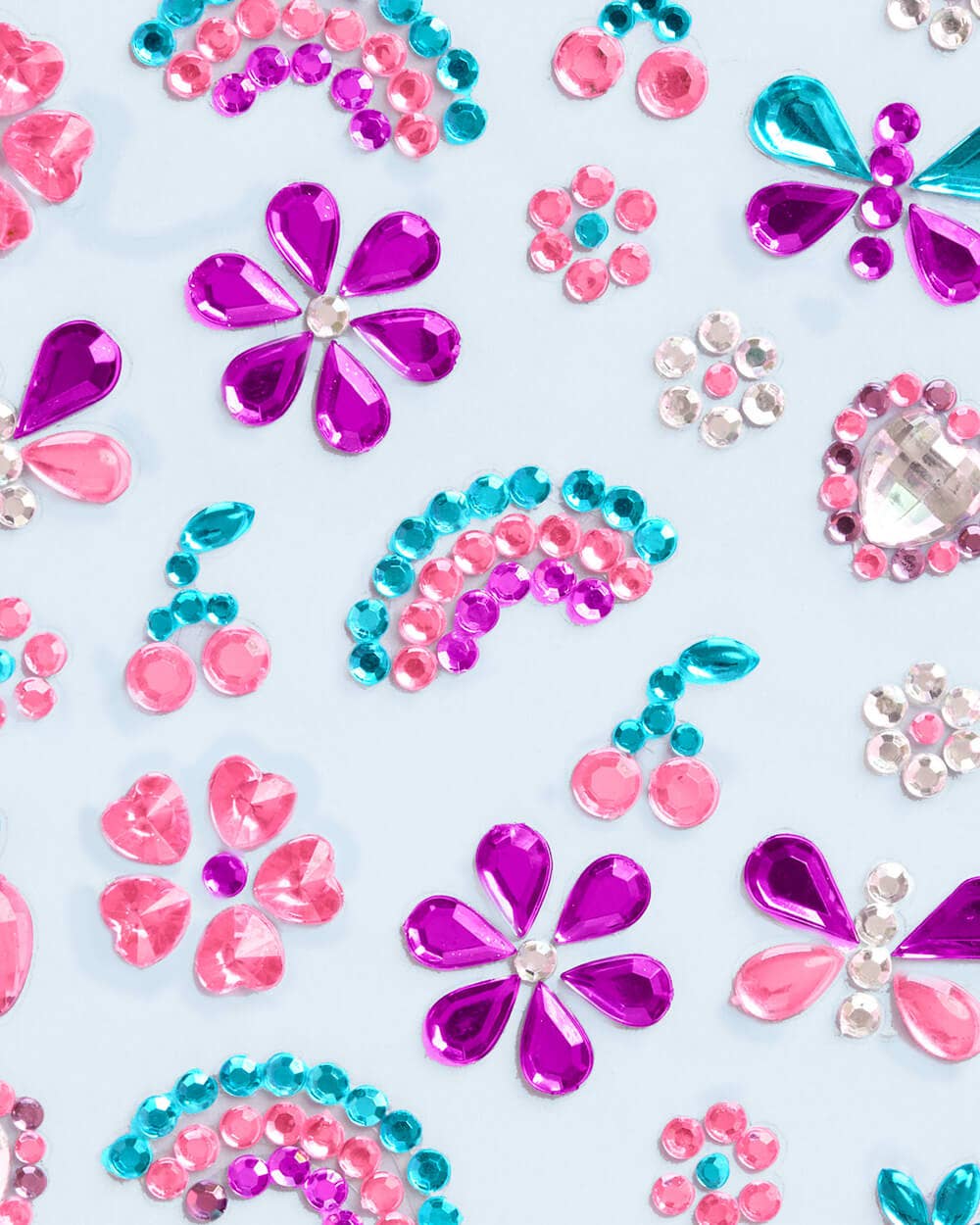 Dreamy Face Gem Set - 38 adhesive face gems, girly gift, kids activity