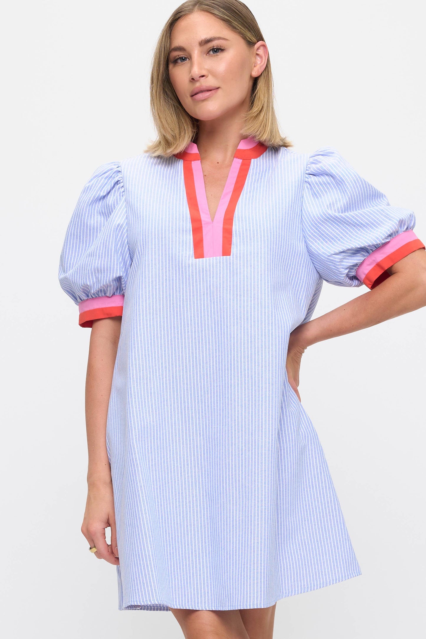 Striped Linen Dress