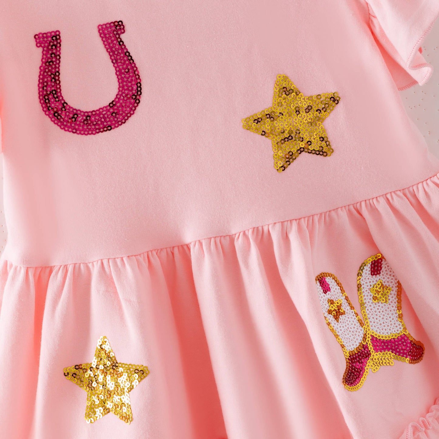 Wild West Sequin Girls Dress