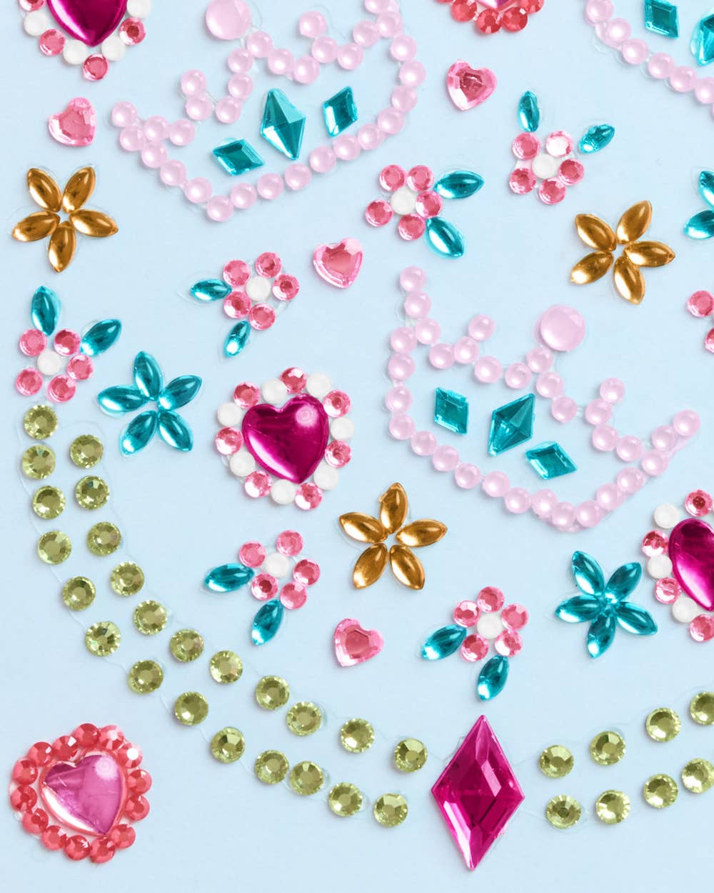 Kids Princess Gem Set | Face Gems, Stick On Jewelry, Bday