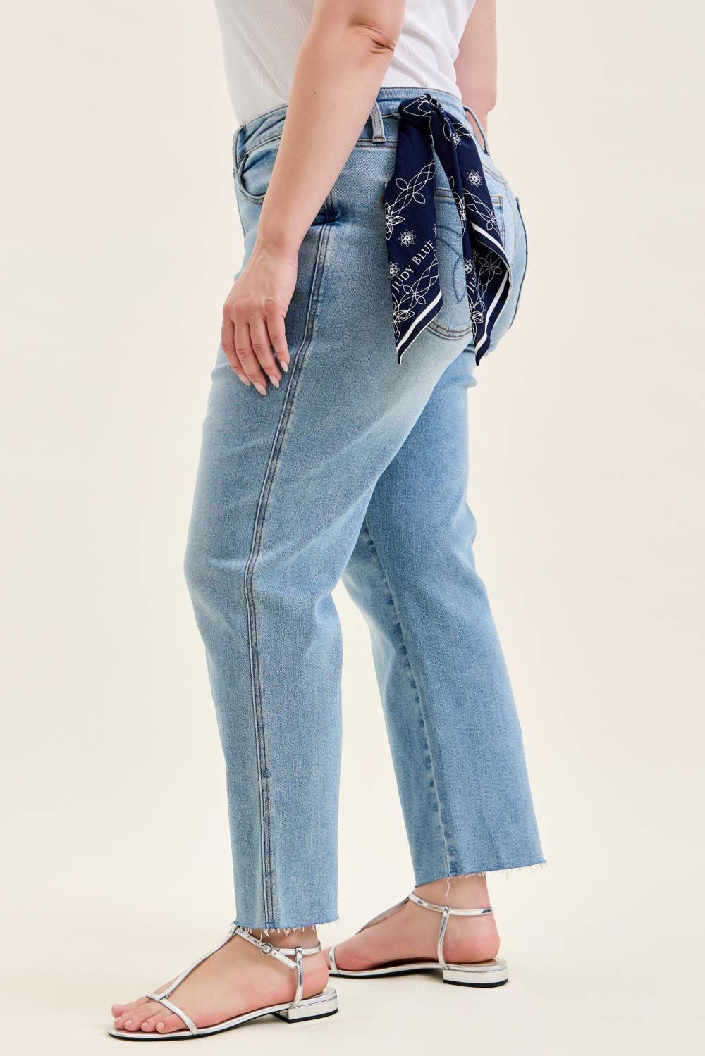 MR Ankle Straight w/ Bandana Loop - PLUS