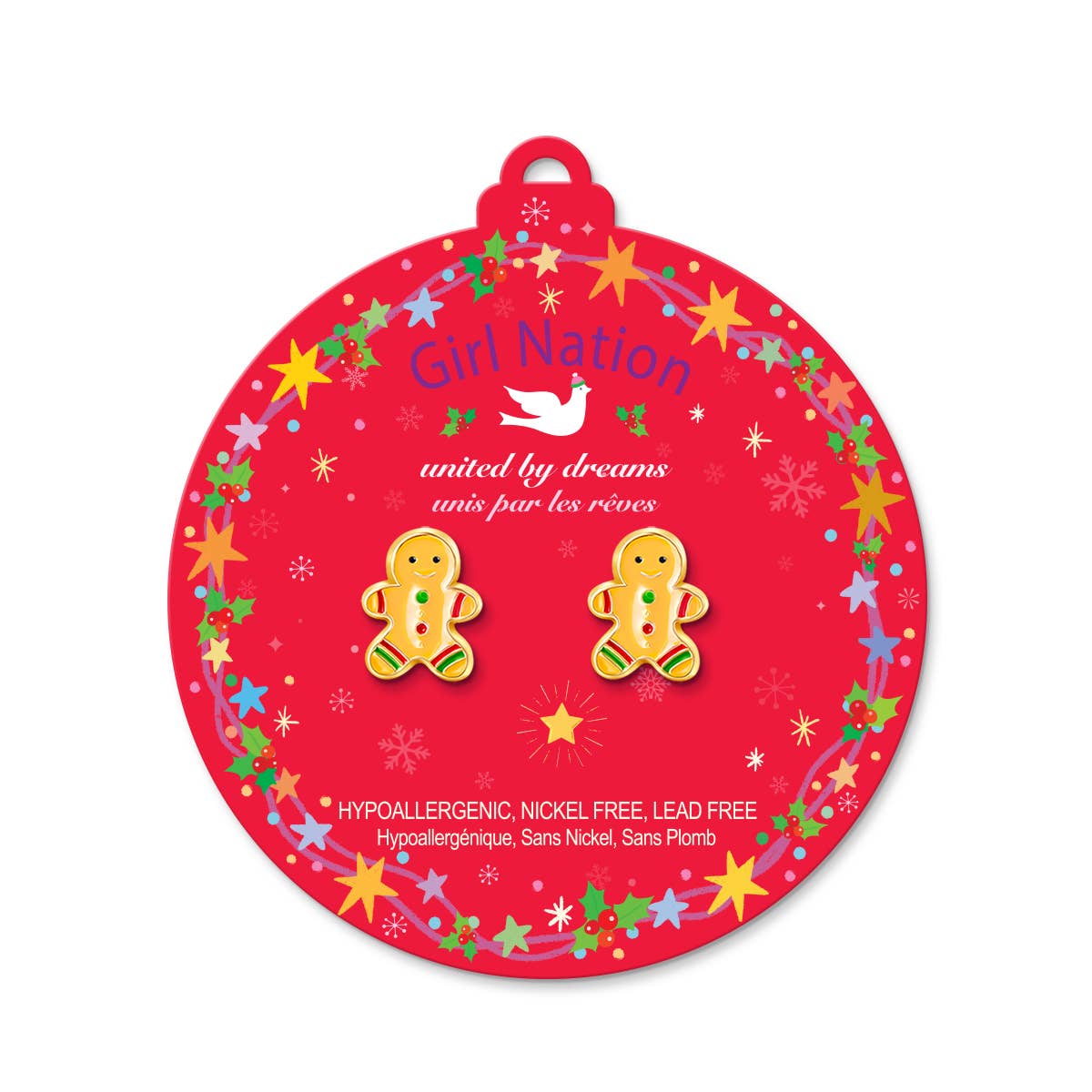 Gingerbread Man | Cutie Stud Earrings
