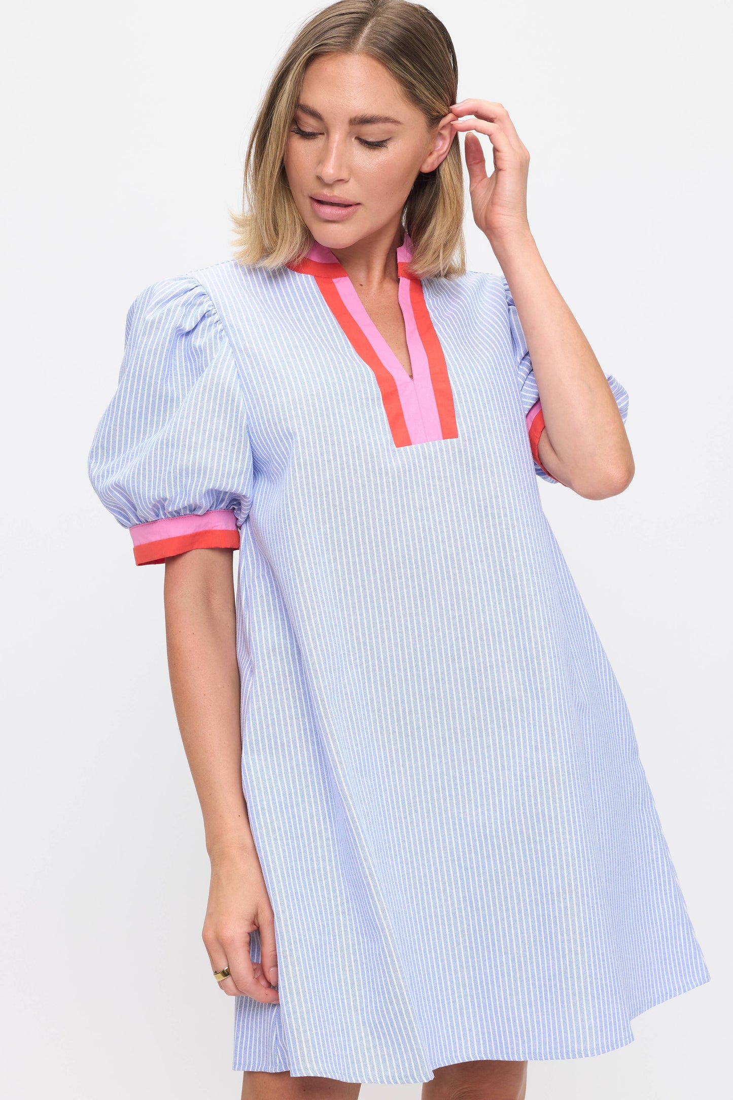 Striped Linen Dress
