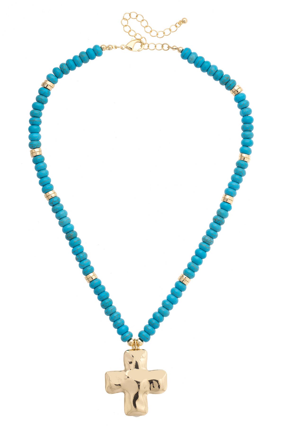 Las Cruces Beaded Necklace in Turquoise
