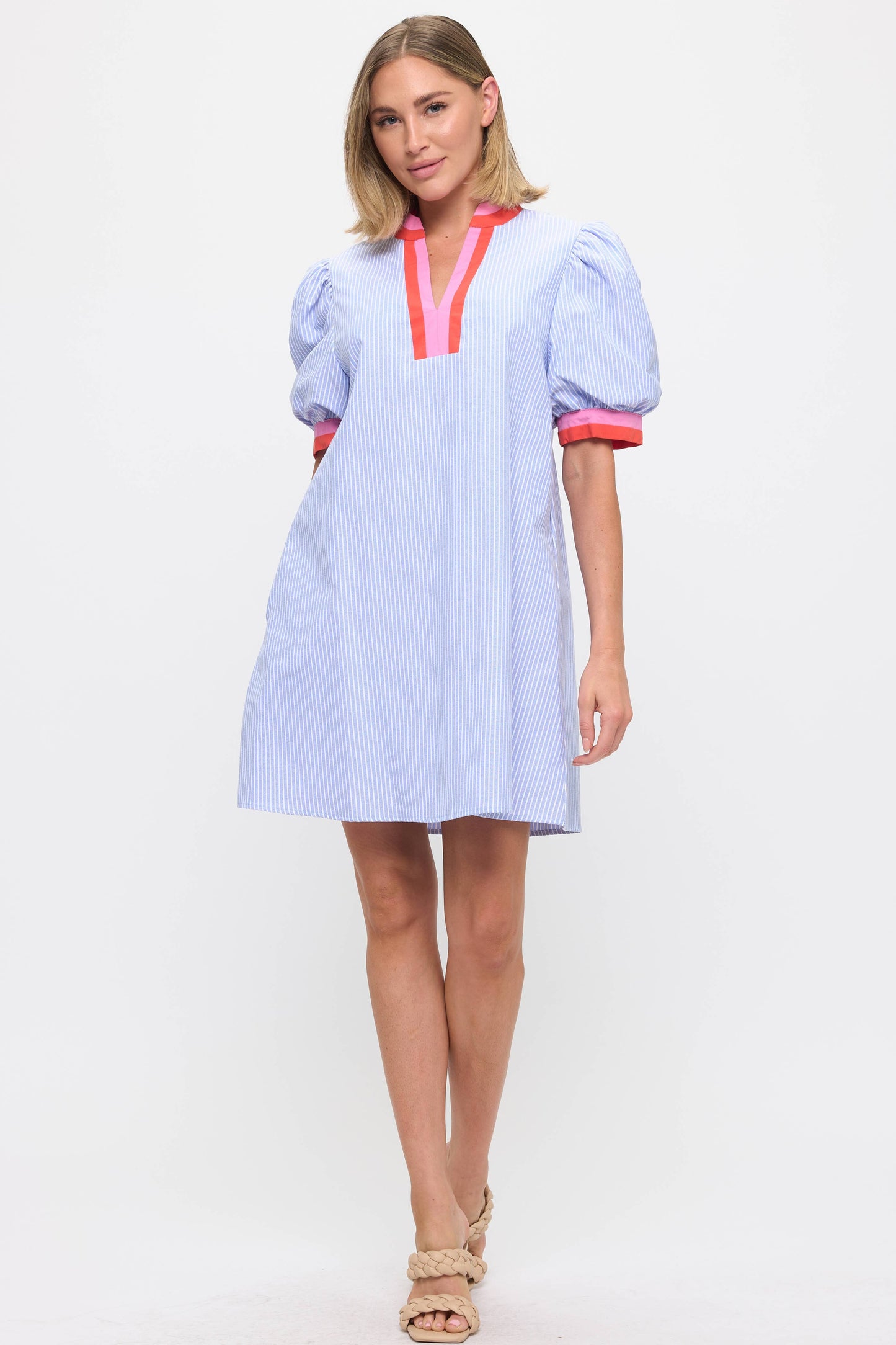 Striped Linen Dress